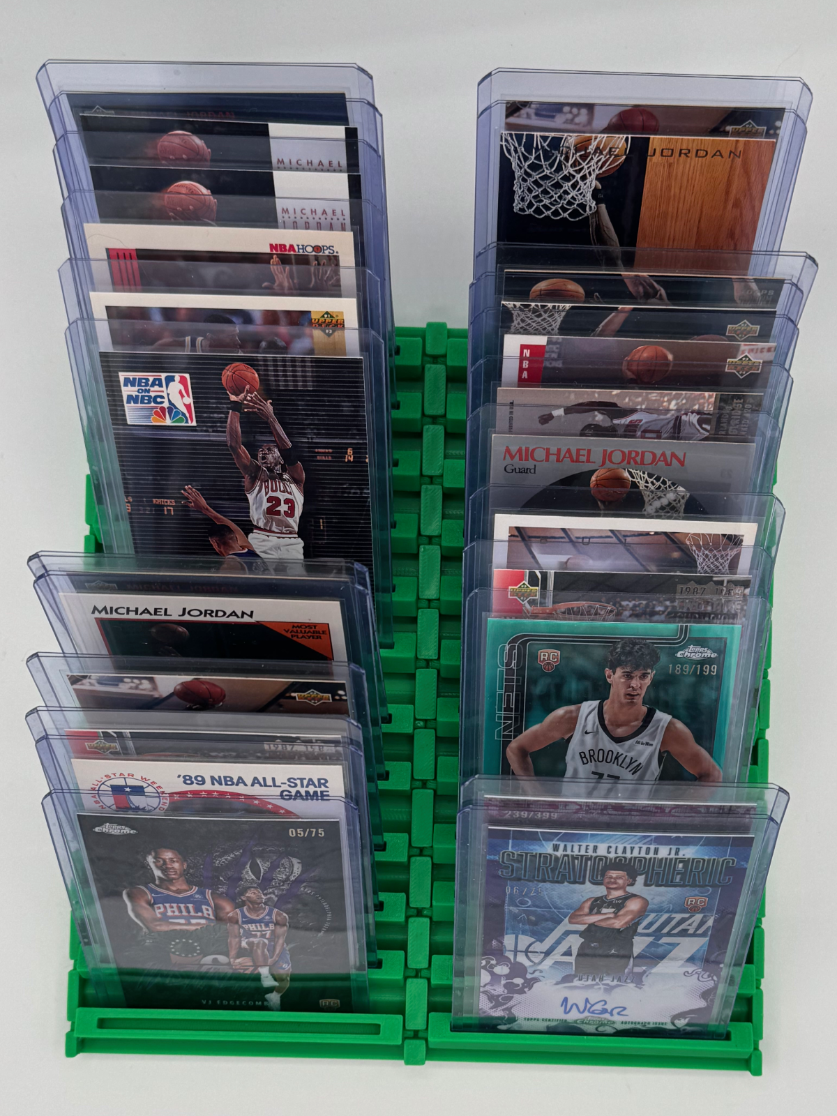 Flip Station 3D-printed top loader display - professional card organization solution