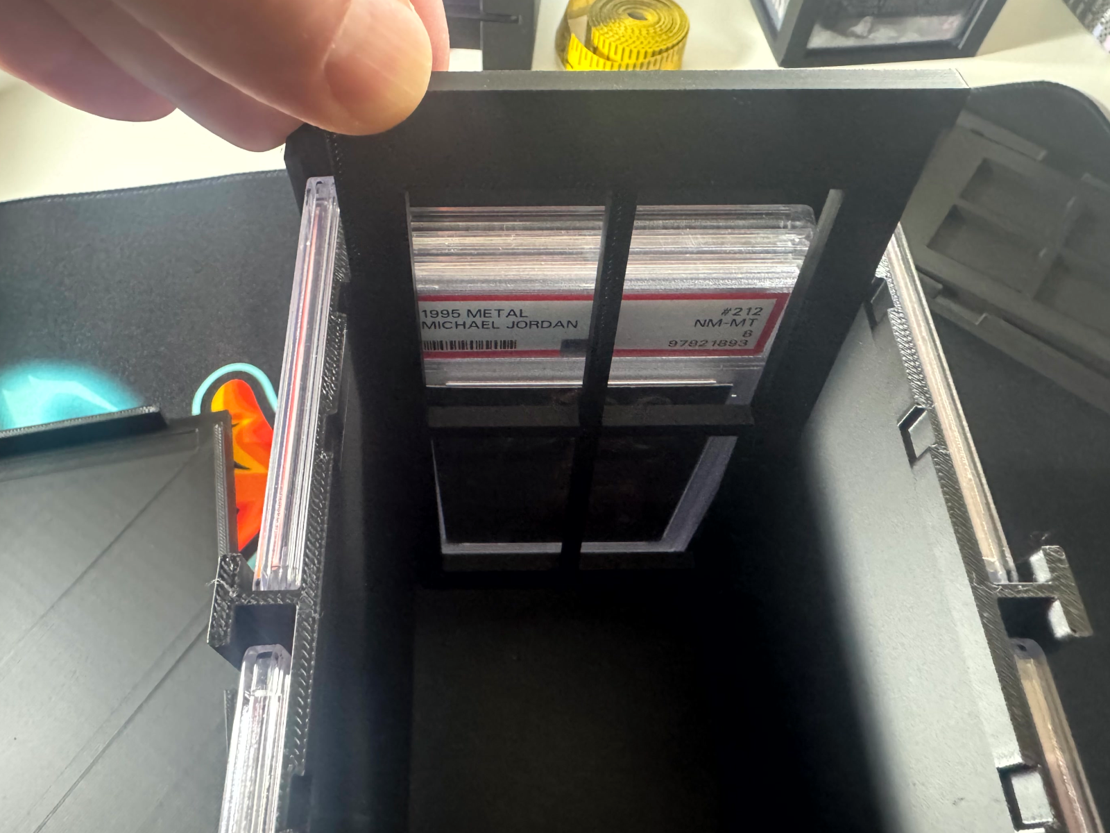 Slab Station graded card display and storage box for PSA slabs - product photo 1