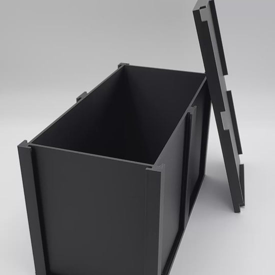 Holder Station, filling the top loader display and storage with cards.