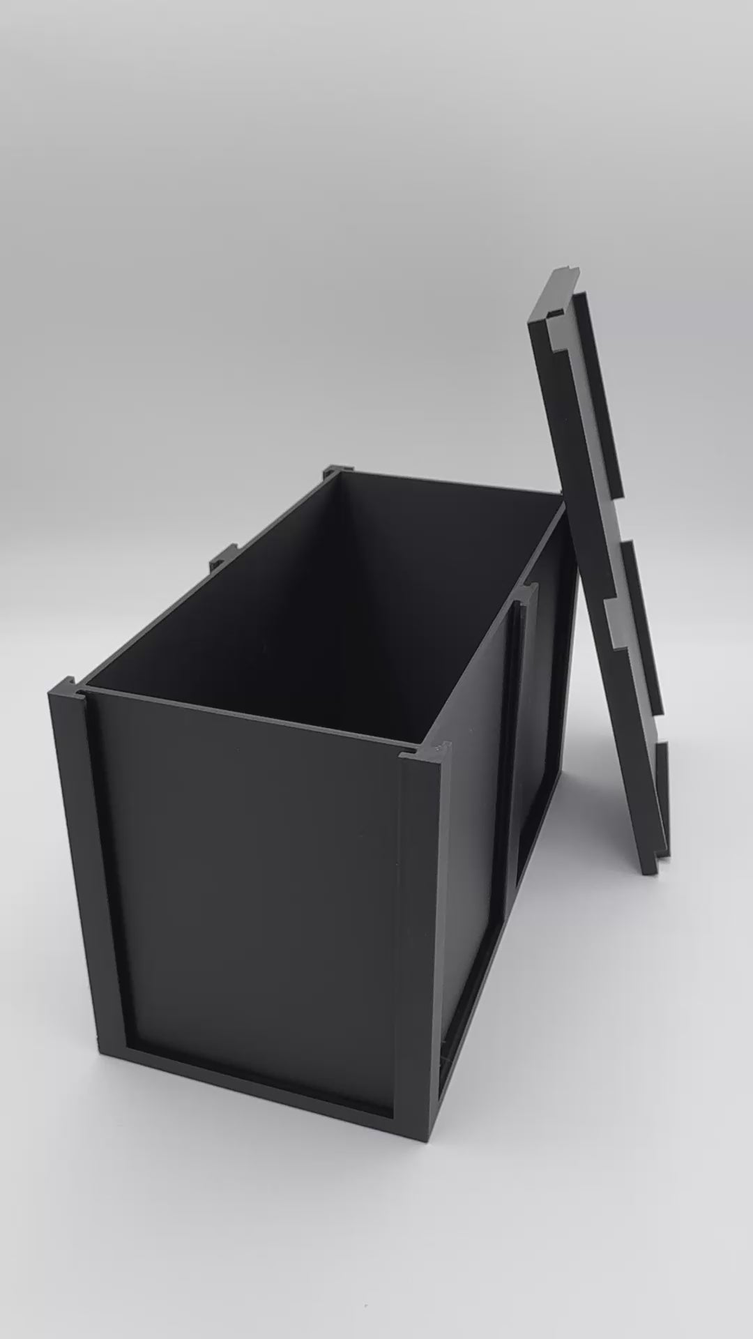 Holder Station, filling the top loader display and storage with cards.