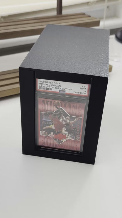 Graded Card Display & Storage Box (Holds 6 Display Slabs + ~25 Inside) Slab Station