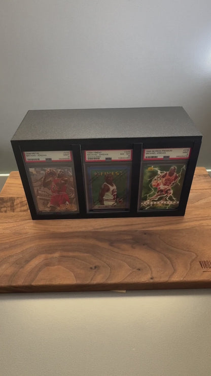 PSA Slab Display Case & Graded Card Storage Box Large - Holds 8 + 38 - Slab Station Large
