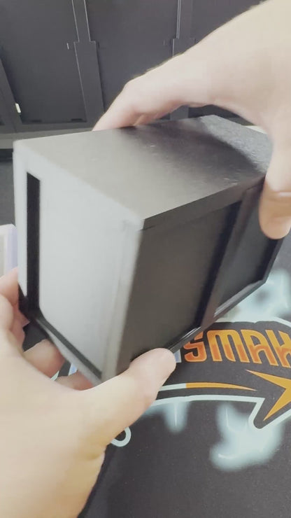 Top Loader Display & Storage Box - Displays 6 + Holds 100 Inside - TopLoader Station